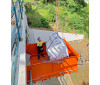 CCLP30 Cantilevered Crane Loading Platform, unloading construction materials on landing deck