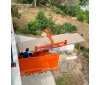 CHW150 Wide Load Pallet Hook - gyprock sheet unloaded by crane at building construction loading platform 