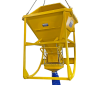 CKROF20 2.0cu.m Concrete Kibble Laydown with clamshell gate