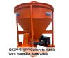 CKSV10 Hydraulic Concrete Kibble with slide valve