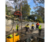 CML50 Concrete Pumpline Hanger on site