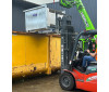 FBT-M Forward Bulk Bin Tipper Forklift attachment for dumping naly mega bins