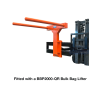 FNSC2 Slip-on Forklift Carriage Adaptor fitted with a BBP200QR Bulk Bag Lifter 