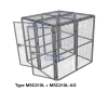 MSC210L + Fully enclosed Modular Storage Cage - 2100mm + MSC210L-AO Add on