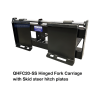 QHFC20-SS Hinged Fork Carriage + Skid Steer Hitch