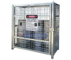 SGB129 Gas Cylinder Storage Cage - mid shelf excluded