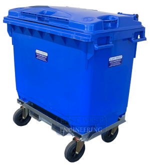 W660PRB 660L Wheelie Bin with Rotator Base