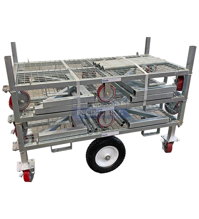 APV100-AT All-Terrain Pipe Trolley stacked