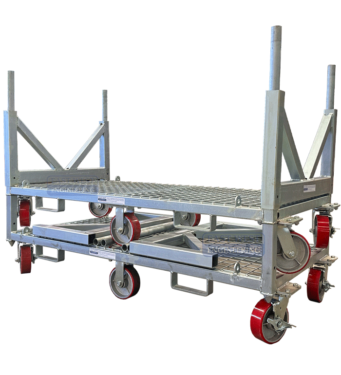APV100 Pipe Trolley stacking feet