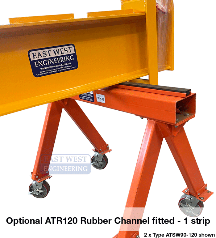 ATS Support Trestle with ATR120 Rubber for a non slip surface