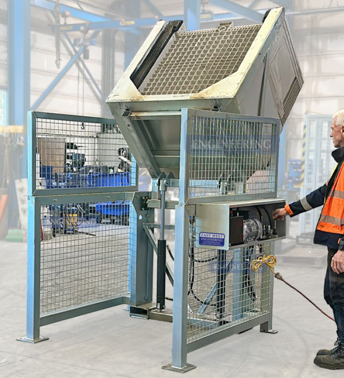BKN130 Floor Mounted Mega Bin Tipper