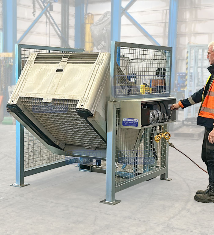 BKN130 Floor Mounted Mega Bin Tipper