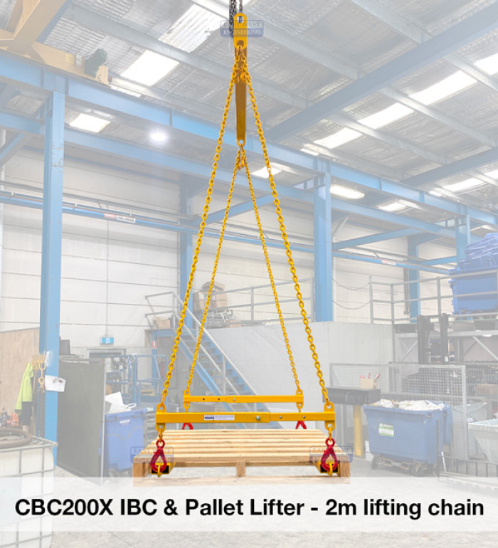 CBC200X IBC & Pallet Lifter 2m lifting chain
