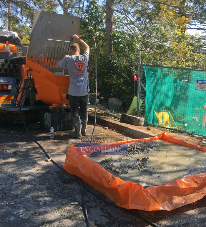 CCN110 - concrete waste collection