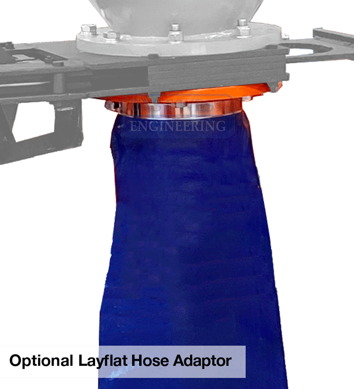 Optional layflat hose Adaptor (200NB)