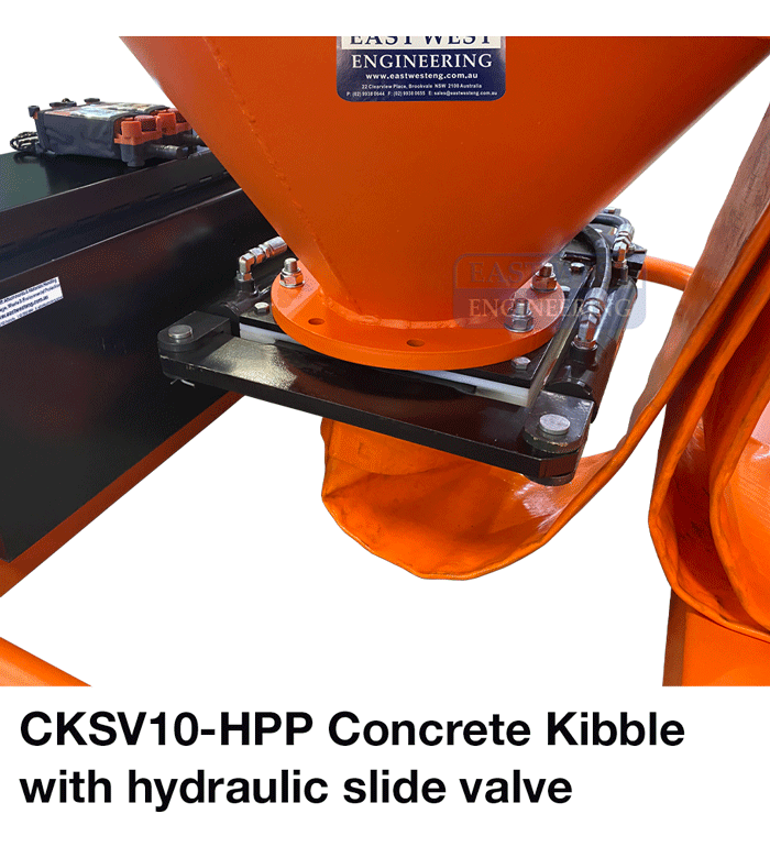 CKSV10 Hydraulic Concrete Kibble with slide valve