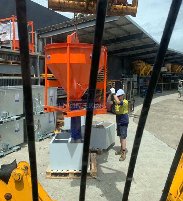 CKSV10 Slide Valve Concrete Kibble