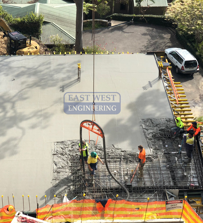 CML50 Concrete Pumpline Hanger on site