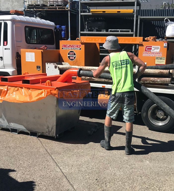 CPC23DPL - in use with CPC Concrete Washout Bin