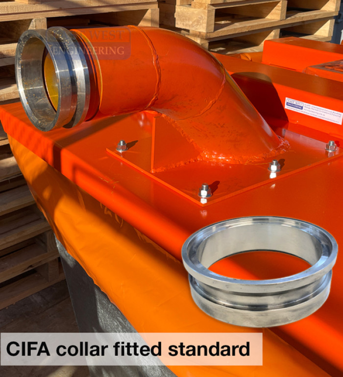 CPC Concrete Washout Bin with CIFA Collar