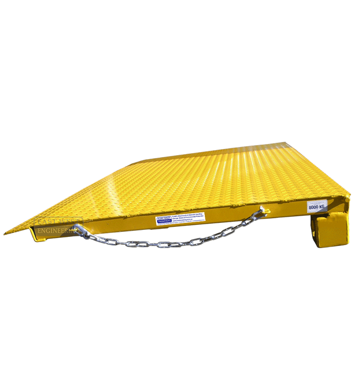 CRN8RE Reefer Ramp Extension for forklift access to load or unload a refrigerated container