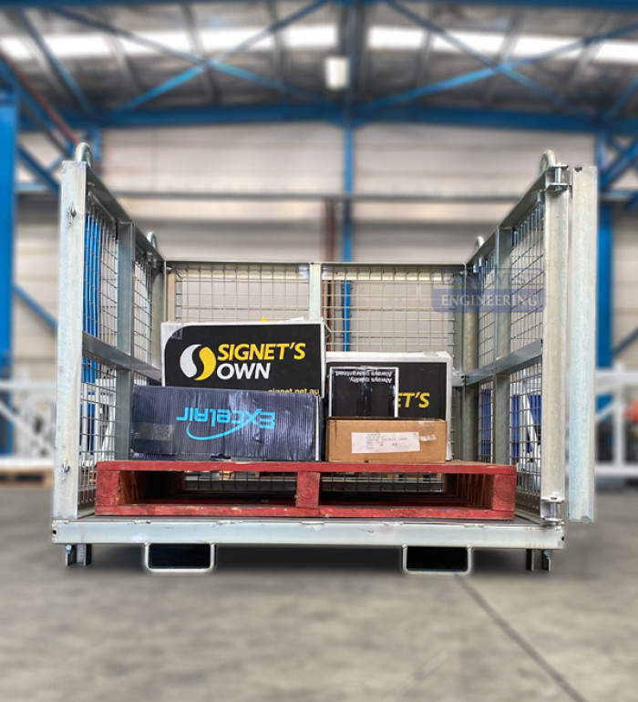 CSPN-2T Goods Cage - gate open