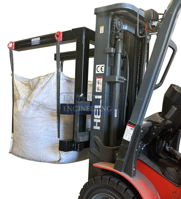 FBN15-QR Forklift Bulk Bag Lifter - Carriage mount