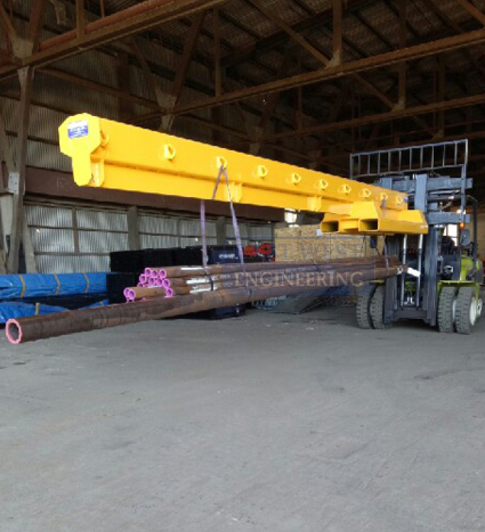 FCJ6M Forklift Container Jib - container loading
