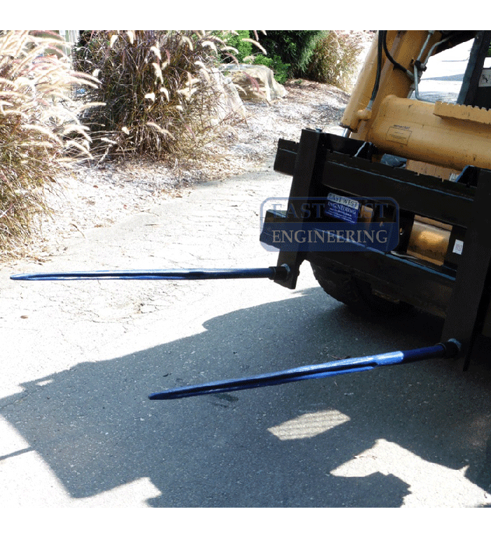 FLF Bale Spears - skid steer mounted