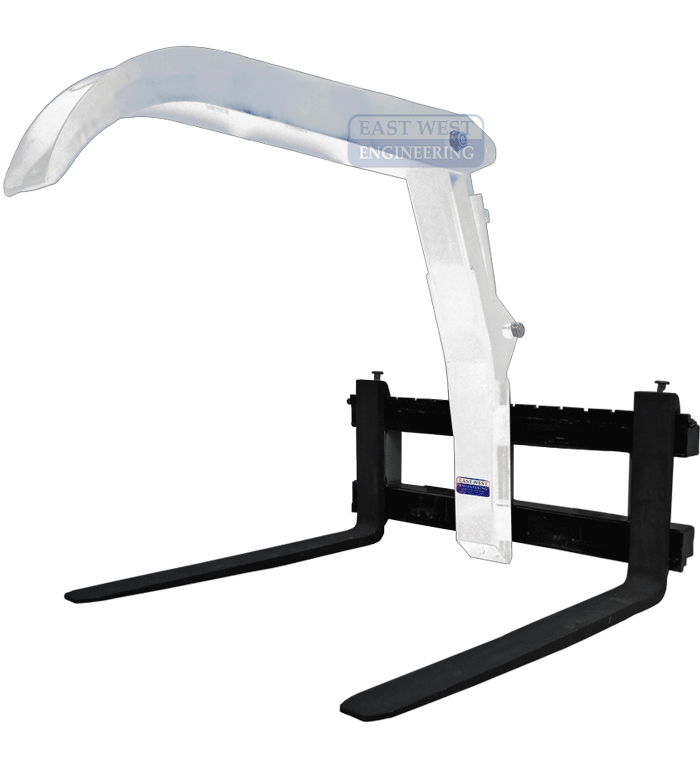 GA-01 Log Grab Attachment on Tractor Euro Fork Carriage