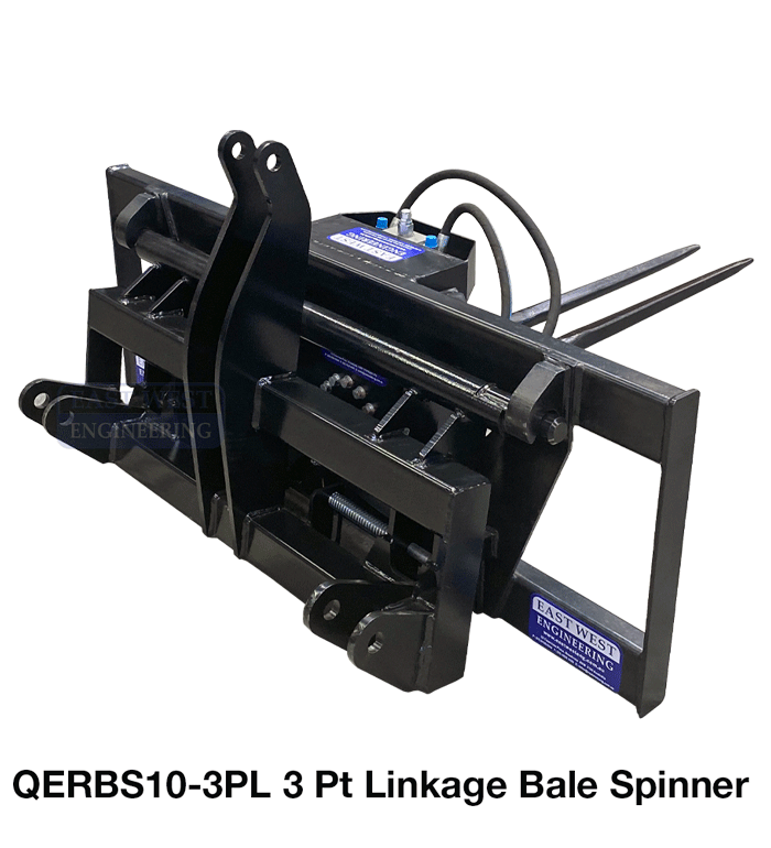 QERBS10-3PL 3 Pt Linkage Hay Bale Spinner
