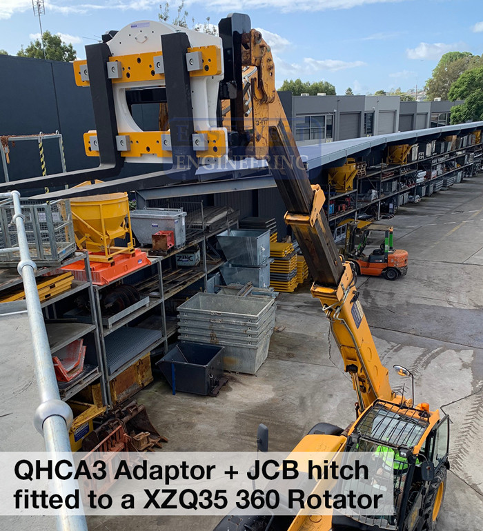 QHCA3 JCB Carriage Adaptor + Rotator