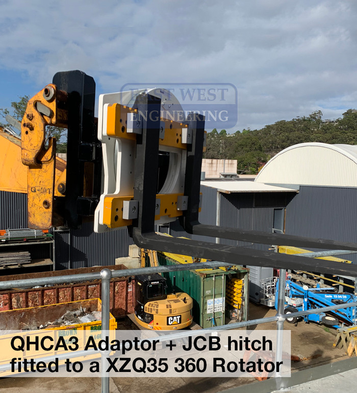 QHCA3 JCB Carriage Adaptor + Rotator