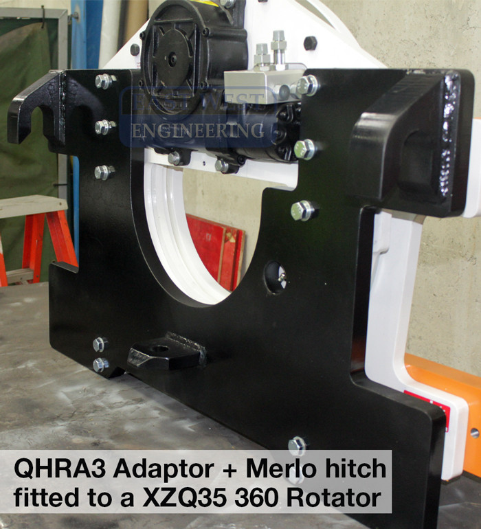 QHRA Merlo Rotator Adaptor