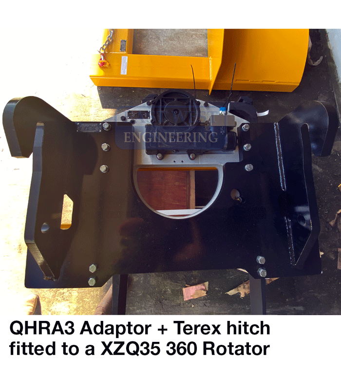 QHRA Terex Rotator Adaptor