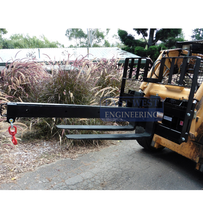 QSS25 Carriage with QSS25LG Load Guard & FA Forks fitted