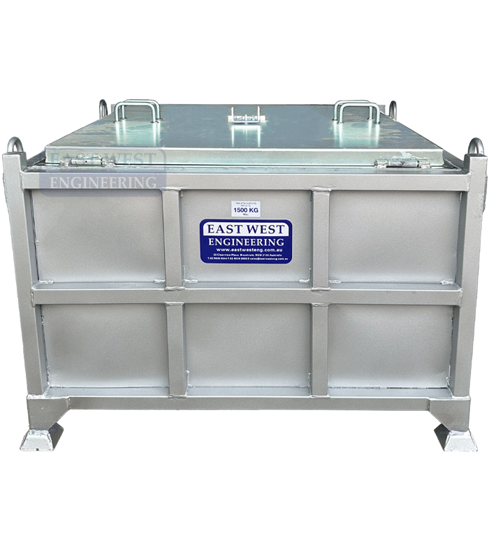 SMB1150LID Heavy Duty Storage Box with lockable lid