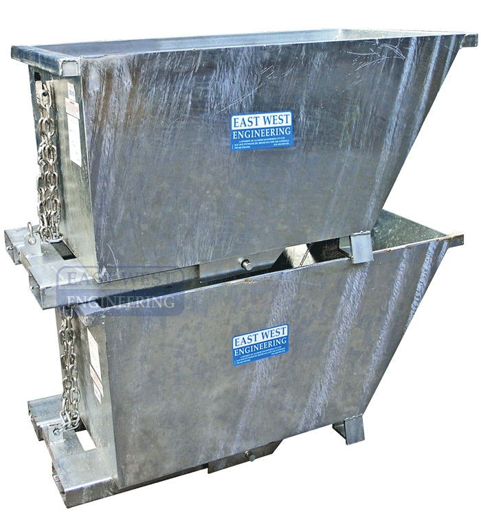 SSD Self Dumping Bin stackable