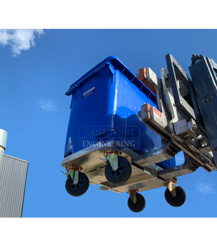 W660PRB 660L Wheelie Bin with Rotator Base
