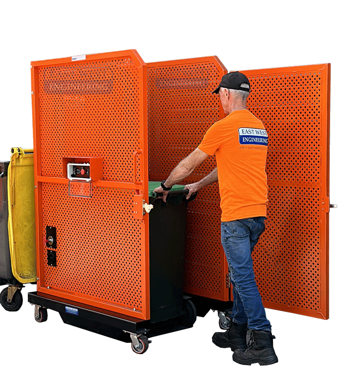 WBT-M-GATE Lift-N-Tip Wheelie Bin Tipper
