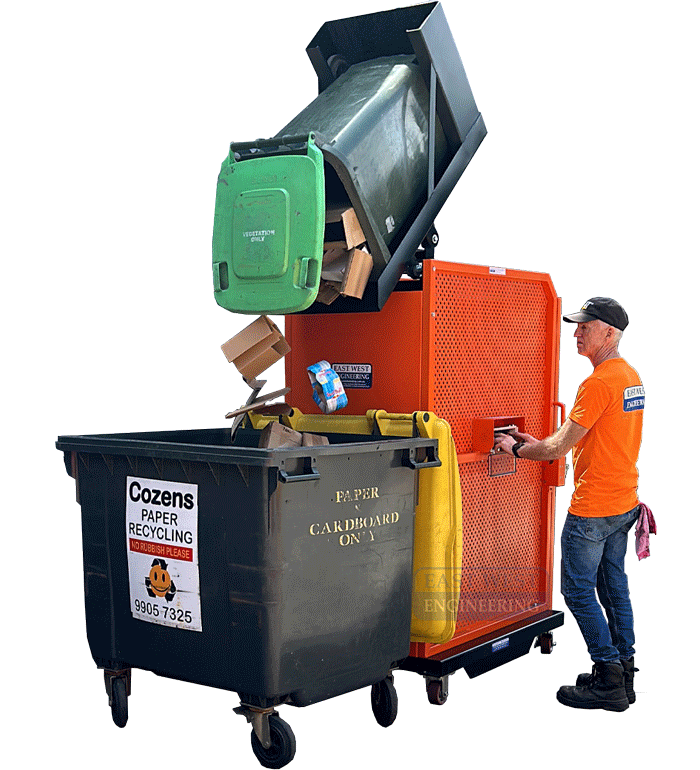 WBT-M-GATE Lift-N-Tip Wheelie Bin Tipper