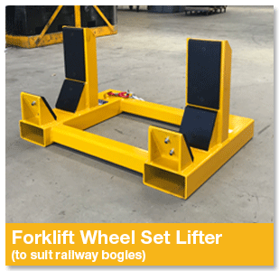 East West Engineering Forklift Wheel Set Lifter Railway Bogie