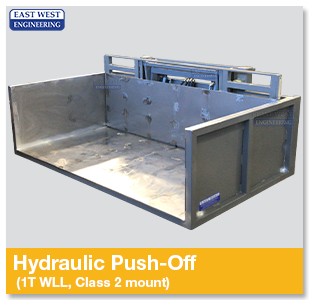 East West Engineering Hydraulic Forklift Push-Off Attachment